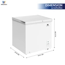 Thumbnail 5 of เวิล์ดเทค ตู้แช่ 2 ระบบ 66 ล. 2.3 คิว รุ่น WT-FZ70