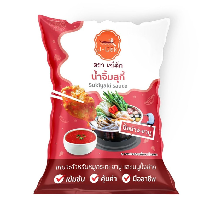 J-Lek (เจ๊เล็ก) น้ําจิ้มสุกี้ ขนาด 1,000 กรัม