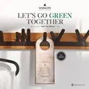 Thumbnail 2 of วันเวิร์ค ป้ายส่งเสริมการใช้ผ้าขนหนูซ้ำ ป้ายรักษ์โลก ลายคลาสสิค (แพ็ค 50 ชิ้น) Onework Towels Tag, Save nature tag Classic Style (Pack 50 pcs.)