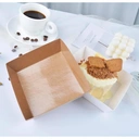 Thumbnail 3 of Ks Bakery กล่องใส่ขนมฝาปิดพลาสติก กล่องสี่เหลี่ยม ขาวสี่เหลี่ยม แพ็ค 50 ใบ