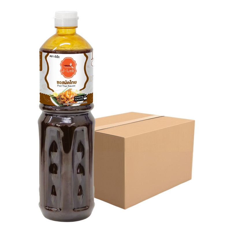 J-Lek (เจ๊เล็ก) ซอสผัดไทย ขนาด 1150 กรัม แพ็ค 12 ขวด