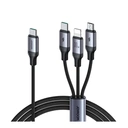 Thumbnail 1 of JOYROOM 3-in-1 Multifunctional Cable 30W Fast Charge Speedy 1.2M Black