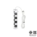 Thumbnail 2 of Anitech แอนิเทค ปลั๊กไฟ มอก. รุ่น H5433 สายยาว 3 เมตร H5433-WHITE