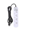 Thumbnail 2 of โตซิโน่ ปลั๊กไฟ Toshino Plug 4 Way 4 Switch 5M. รุ่น JT4-5M สีขาว