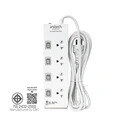 Thumbnail 1 of ANITECH Plug 4 Way 4 Switch 3 M. TIS. H3234 White