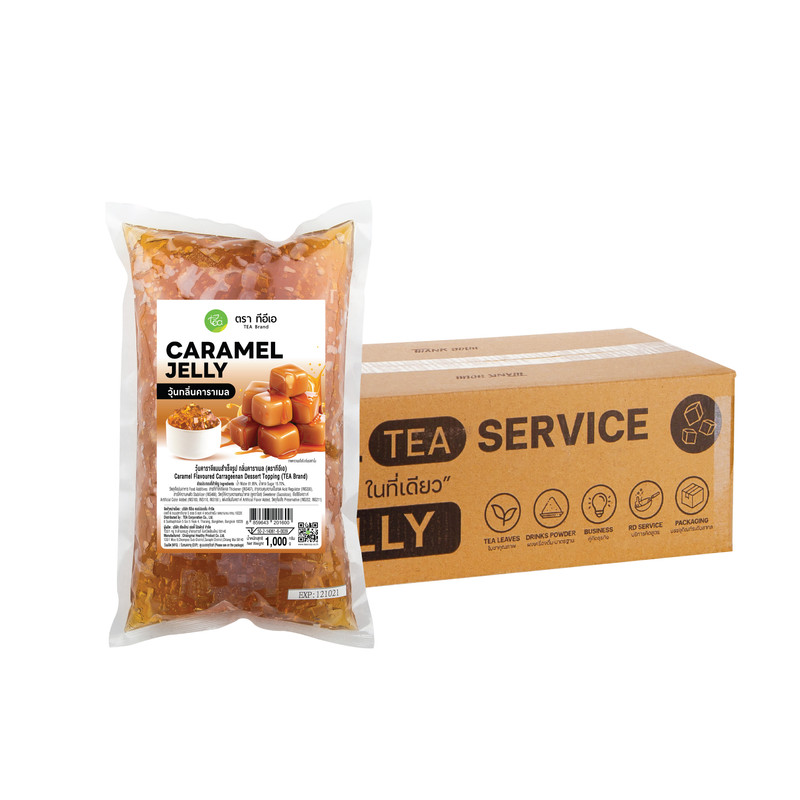 [CARTON] TEA Caramel Jelly (1,000 g) x 12 Bags