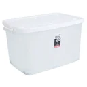 Thumbnail 1 of DIAMOND Storage Box with Wheel (Grade A) Clear color 100 l