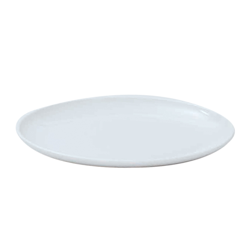 ARO Oval Plate 11" White