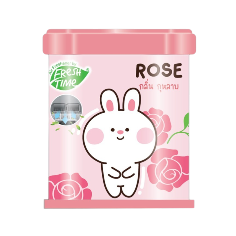 Fresh Time เจลหอมปรับอากาศ น้ําหอมปรับอากาศ น้ําหอมดับกลิ่น กลิ่นกุหลาบ ขนาด 70 กรัม