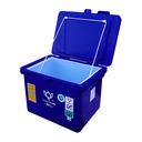 Thumbnail 2 of ตู้แช่ขาสูง บานพับหูจับ สีน้ำเงิน 60 ล.