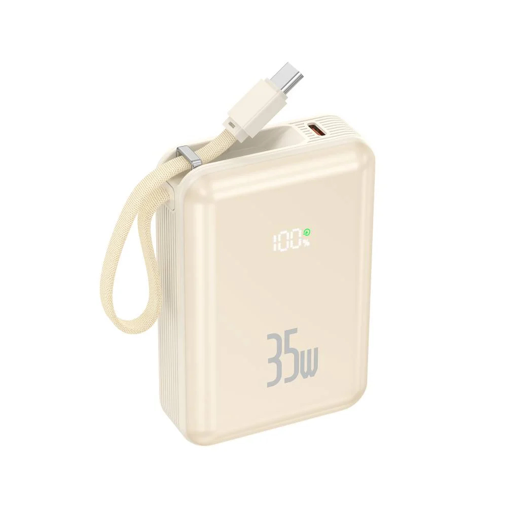 QPLUS Power Bank Mini 10000 mAh PD35W W1004 Beige