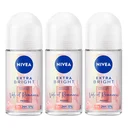 Thumbnail 1 of NIVEA VELVET ROLLON 50 ml x 3