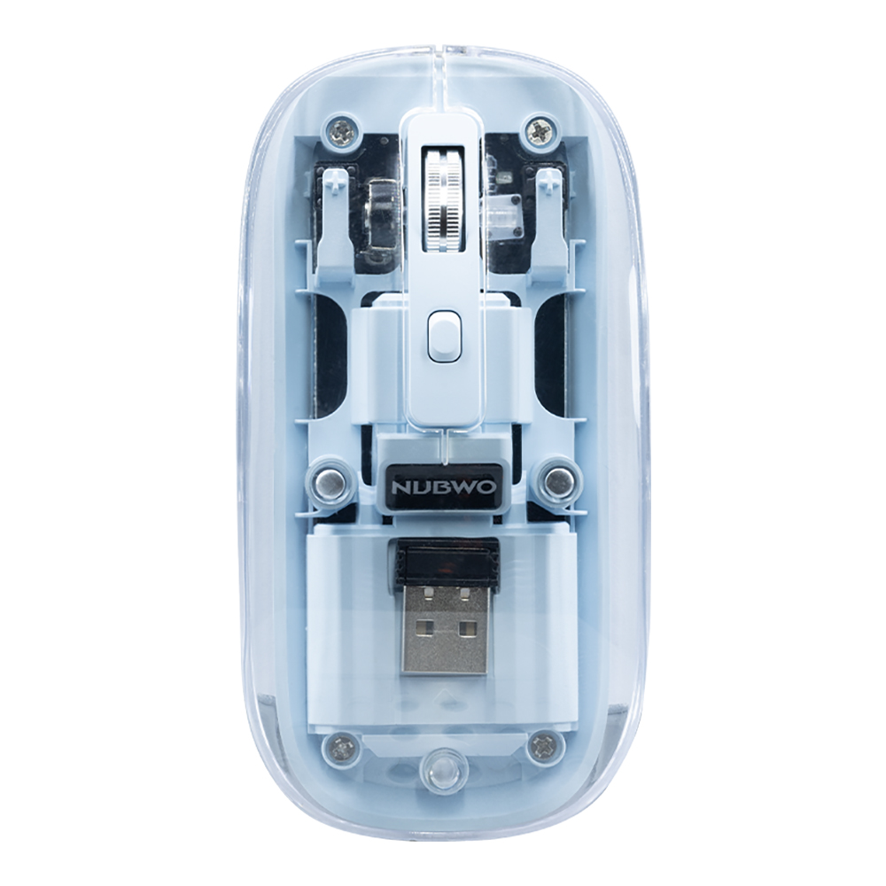 NUBWO WIRELESS MOUSE (เมาส์ไร้สาย) NMB038 BLUE