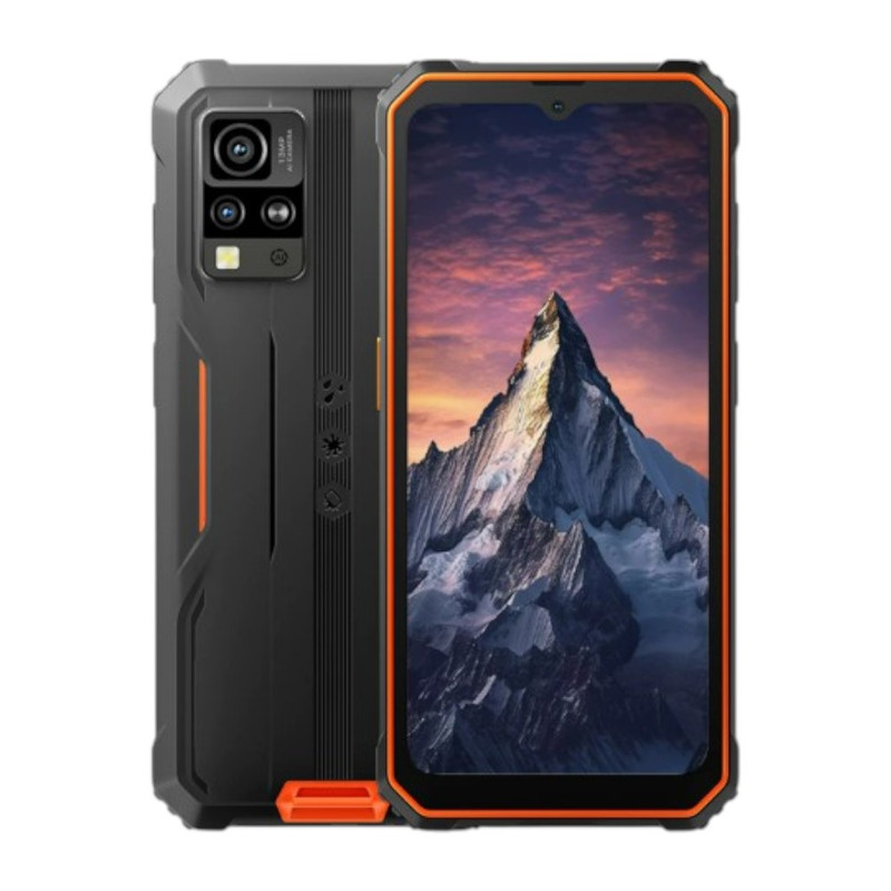 BlackView BV4800Pro โทรศัพท์มือถือเกรดทหาร 6.56 HD+ RAM 8GB ROM 128 GB Android 15 Orange
