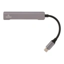 Thumbnail 2 of TECHPRO Type-C to USB-A 4 ports Hub (USB3.0x1+USB2.0x3) Grey