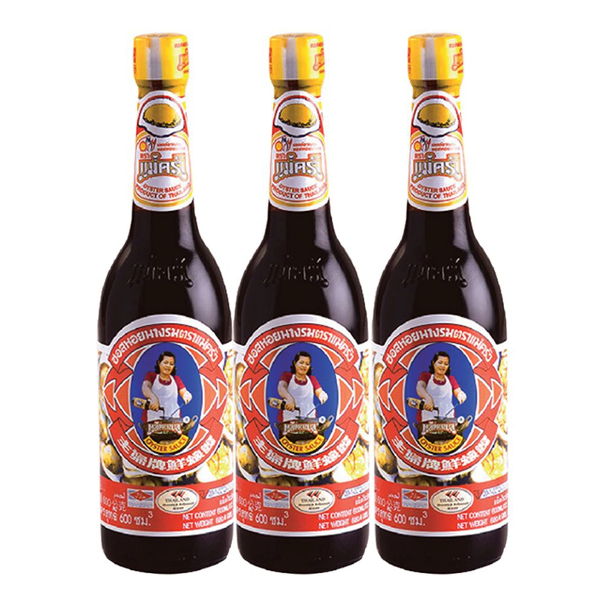 MAEKRUA Oyster Sauce 600 ml x 3