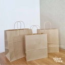 Thumbnail 4 of Glombox ถุงกระดาษ ถุงกระดาษหูหิ้ว สีคราฟท์ 30 x 18 x 29.5 ซม. ไซส์ L (50 ใบ/แพ็ค)