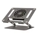 Thumbnail 2 of เทคโปร แท่นวางโน้ตบุ๊ค Aluminum Cooler Laptop Stand Gray