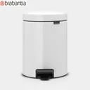 Thumbnail 1 of ถังขยะ สแตนเลสแบบเหยียบ 5ลิตร รุ่น Brabantia Pedal bin New Icon 5L white