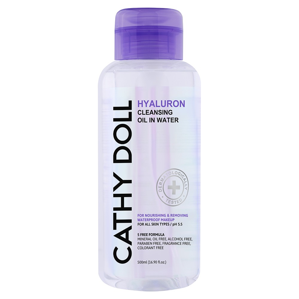 Cathy Doll Hyaluron Cleansing Oil in Water 500ml