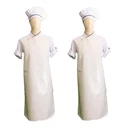 Thumbnail 1 of เอโร่ ผ้ากันเปื้อนPVC ขนาด 26x30 นิ้ว สีขาว แพ็คคู่