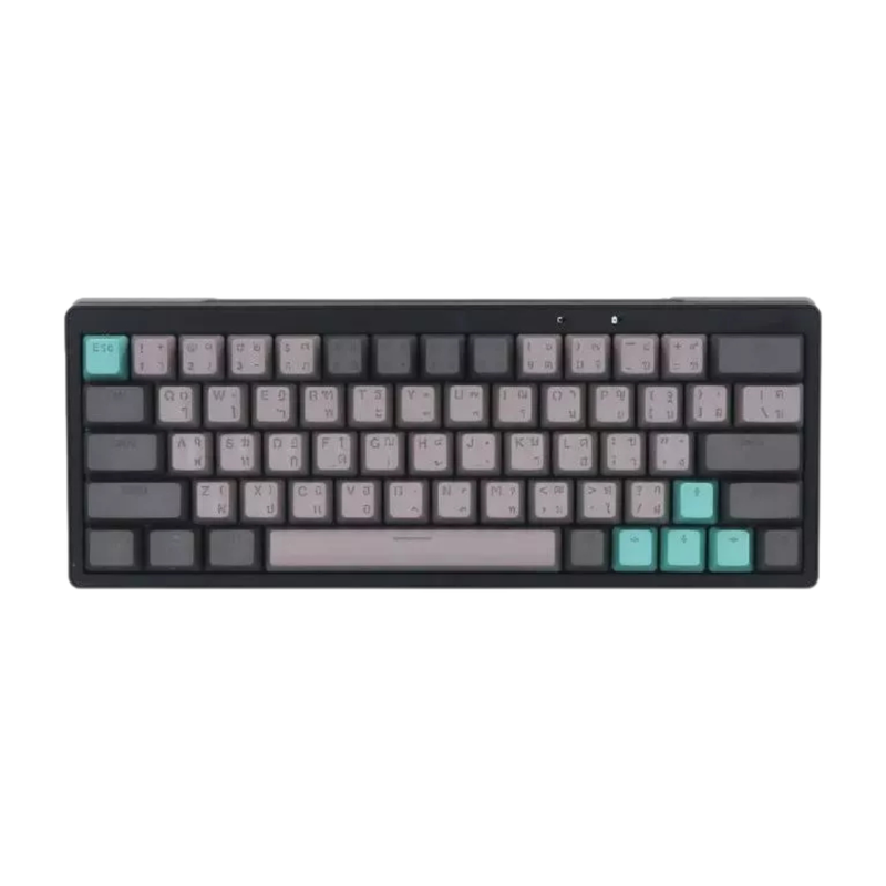 WIRELESS KEYBOARD (คีย์บอร์ดไร้สาย) FANTECH ATOM PRO63 MK912 (MERCURY) (RED SWITCH RGB EN/TH)