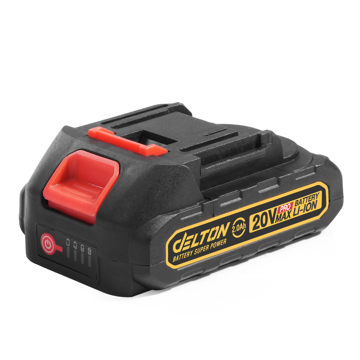 DELTON แบตเตอรี่ลิเธียมไอออน 20V Lithium-ion Battery สําหรับสว่านไร้สาย 3 ระบบ ProImpact-X รุ่น PROM-07T 6AH 1 ก้อน