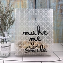 Thumbnail 1 of Matapat ถุงใสพิมพ์ลายชนิดหนาอย่างดี (ลายmake me smile,8x12 นิ้ว) ถุงเหนียว ถุงหูเดี่ยว ถุงมินิมอล ถุงแฟชั่น ถุงของขวัญ (100ใบ/ราคาส่ง)