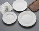 Thumbnail 5 of ฟีนิกซ์แวร์ จานแบนเซรามิค สีขาว ขนาด 10 นิ้ว ขนาด 25.1 x 25.1 x 2.2 ซม. x 36 ใบ