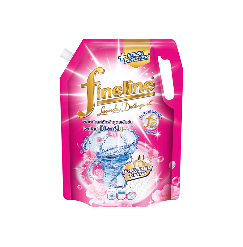 Fineline Concentrated Liquid Detergent Pro Clean 1,250ml., Pink