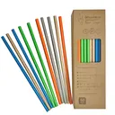 Thumbnail 1 of RePlanetMe หลอดกระดาษชุดเดินทางสีรุ้ง (50 หลอด/แพ็ค) Rainbow Paper Straw Travel Pack (50 pcs/pack)