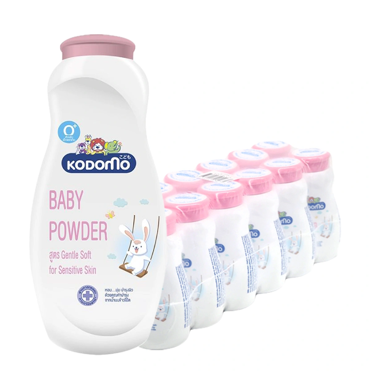 KODOMO Baby Talcum Pink 50 g x 12