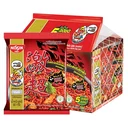 Thumbnail 1 of นิสชิน บะหมี่กึ่งสำเร็จรูปแบบแห้ง รสเอ็กซ์ตรีมไก่เผ็ด 60 ก. x 5