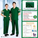 Thumbnail 4 of ชุดสครับ ชุดพยาบาล สีเขียวเข้ม SIZE S