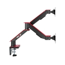 Thumbnail 3 of ERGONOZ Dual Monitor Arm Twin Armour EGN-ARMOUR-D Black/Red