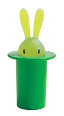 Thumbnail 3 of ALESSI Toothpick Dispenser Model Magic Bunny Green