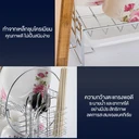 Thumbnail 4 of HomeHuk ที่คว่ำจาน 2 ชั้น พร้อมที่ใส่ช้อนส้อม ถาดรองน้ำ 52 x 25 x 32 ซม. สีดำ