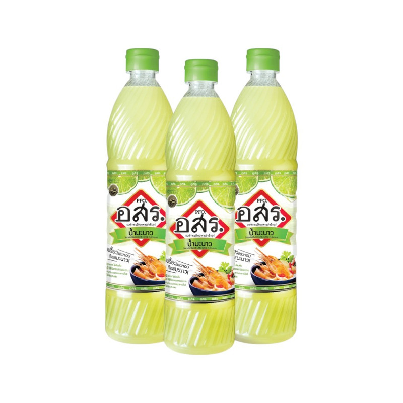 [3 bottles] ASR. Lime Juice Mix, 700 ml, tastes like real lime juice