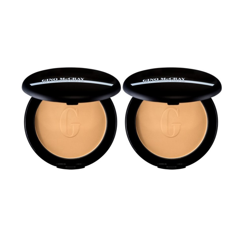 [Pack x2  No.03 Honey habour ] BEAUTY BUFFET POWDER FOUNDATION BEAUTY BUFFET GINO McCRAY THE PROFESSIONAL MAKE UP SPF15 PA++ 11 g. x 2