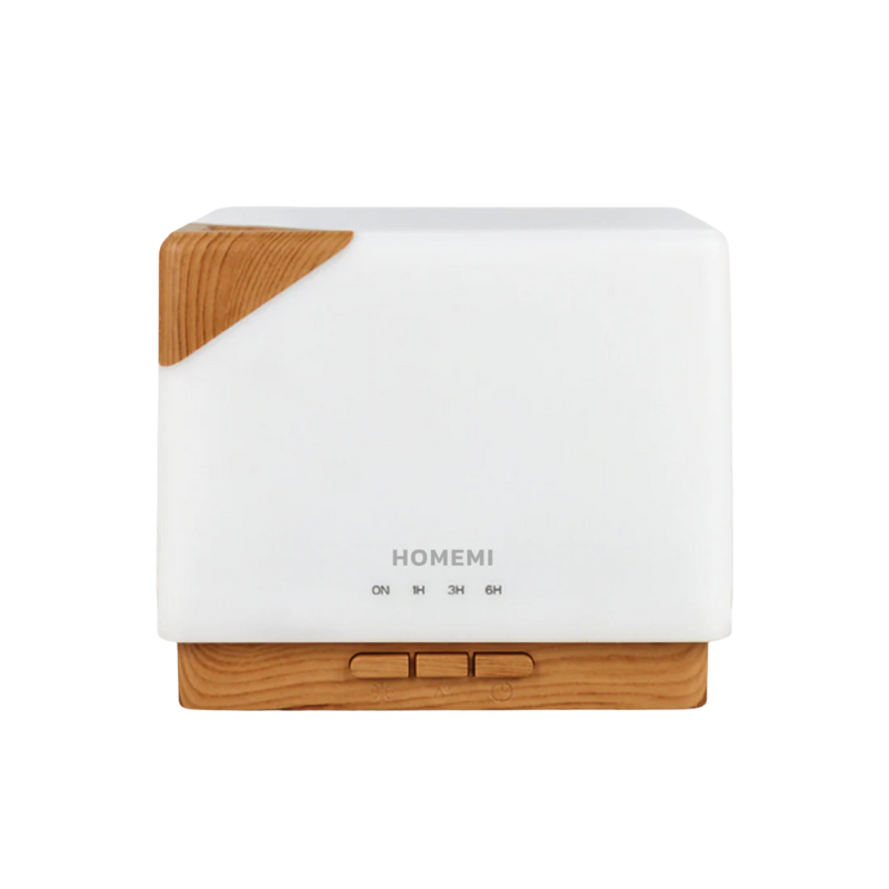 Homemi เครื่องพ่นอโรม่า Aroma Diffuser เชื่อมแอพได้ ตั้งเวลา เปลี่ยนสีไฟ ปรับระดับสเปรย์ 700 ml (020)