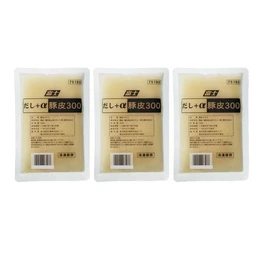 Thumbnail 1 of FUJI SHOKUHIN Dashi and α Pork Skin 300 Reinforcing Seasoning for Soup (Made in Japan) 300g x 3 bags