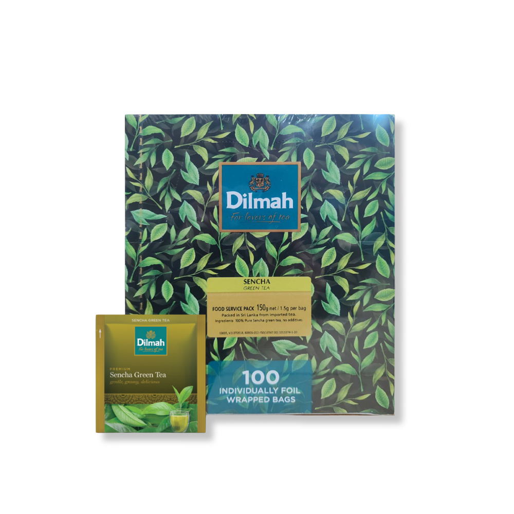 Dilmah ชาซอง ชาเขียวเซนฉะ | Food Service Sencha Green Tea (1.5g x 100 Tbags) x 6 กล่อง