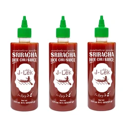 Thumbnail 1 of J-Lek (เจ๊เล็ก) ซอสพริกศรีราชา สูตรเผ็ด ขนาด 260 กรัม แพ็ค 3 ขวด