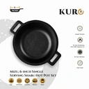 Thumbnail 1 of KURO หม้อชาบูเหล็กหล่อ รุ่น มิซึ ขนาด 6 นิ้ว