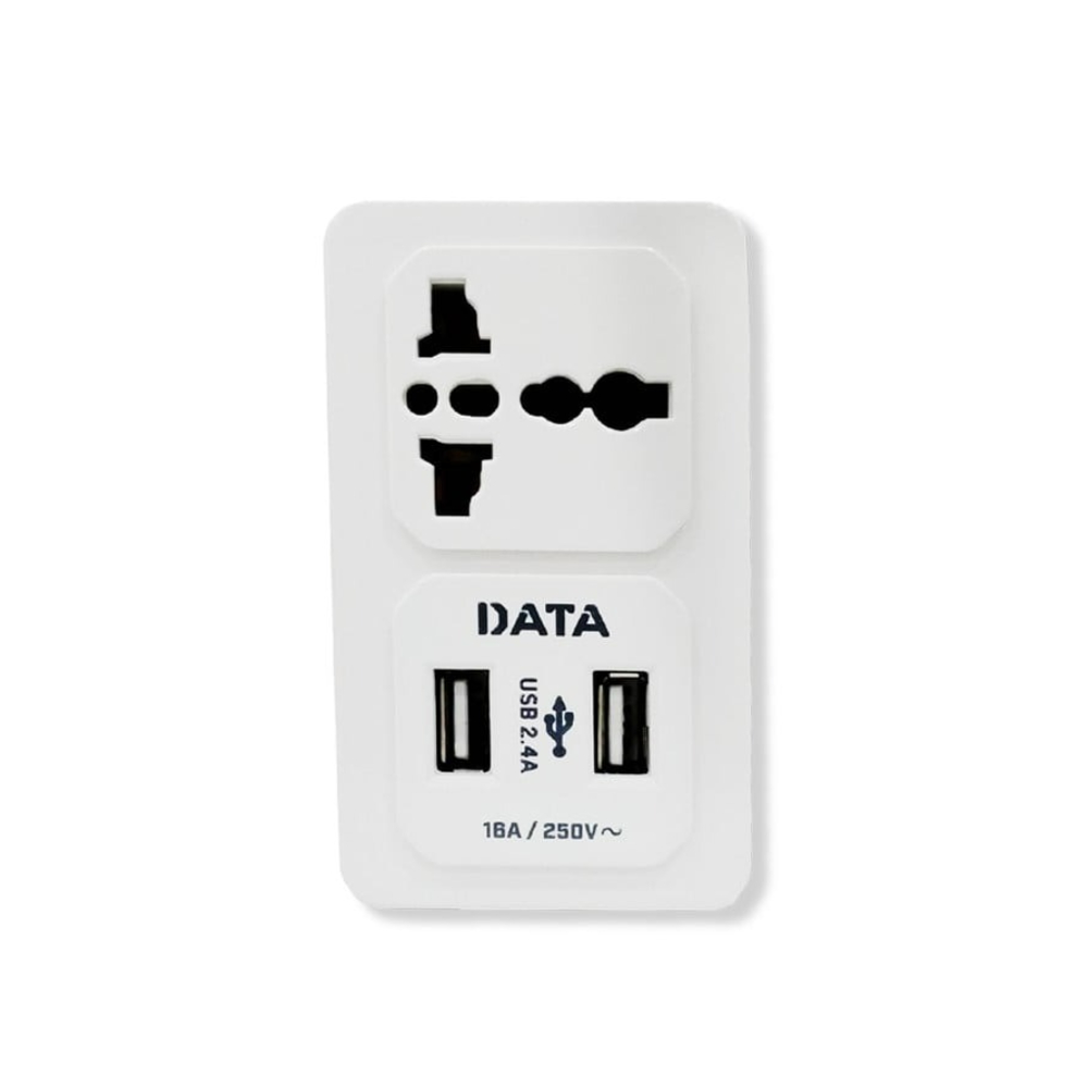 DATA Universal Adapter 1 Way 2 USB AL36