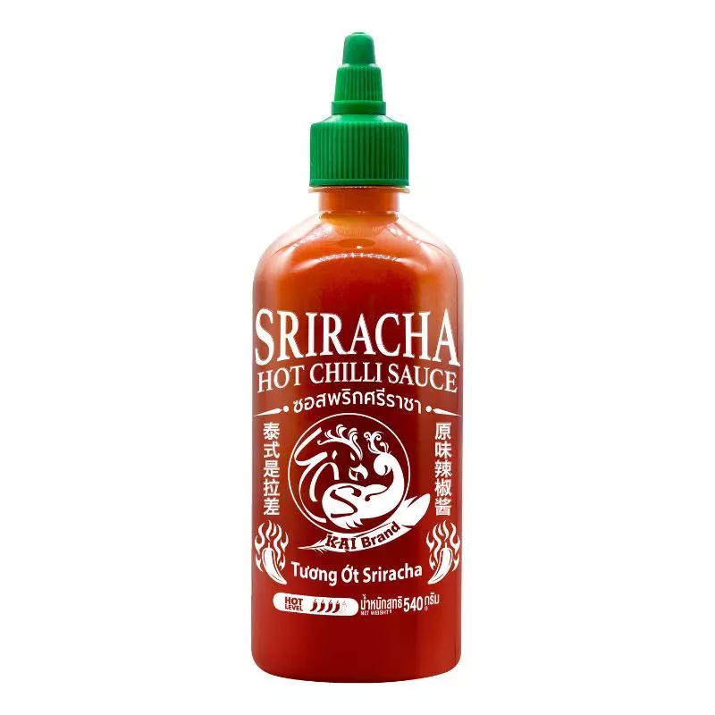 DEKSOMBOON Sriracha Hot Chilli Sauce - Kai Brand 540 g