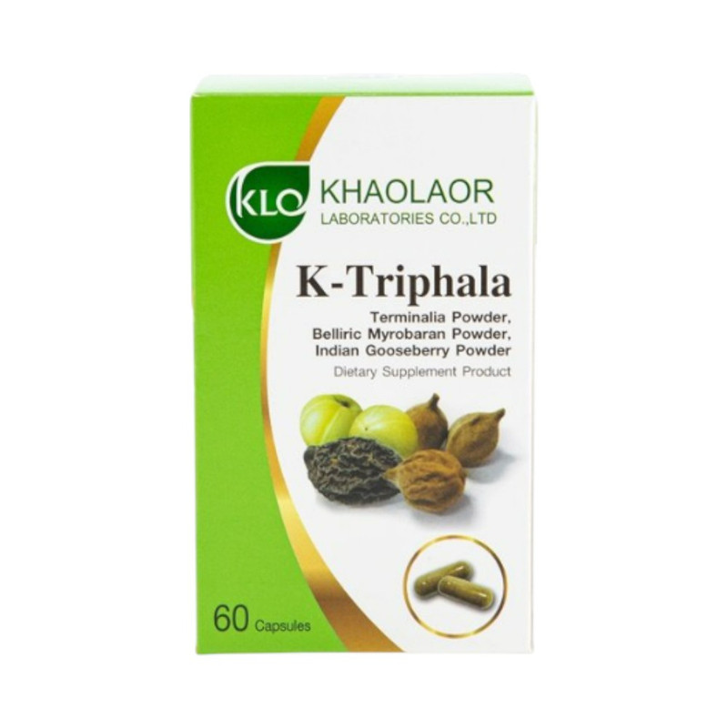 Khaolaor ขาวละออ เค-ตรีผลา ชนิดแคปซูล 60 แคปซูล/กล่อง