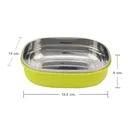 Thumbnail 2 of RRS ปิ่นโตเก็บความร้อน 4 ชั้น 3.6 ลิตร พร้อมถ้วยบรรจุอาหาร 15 cm. - สีเขียว