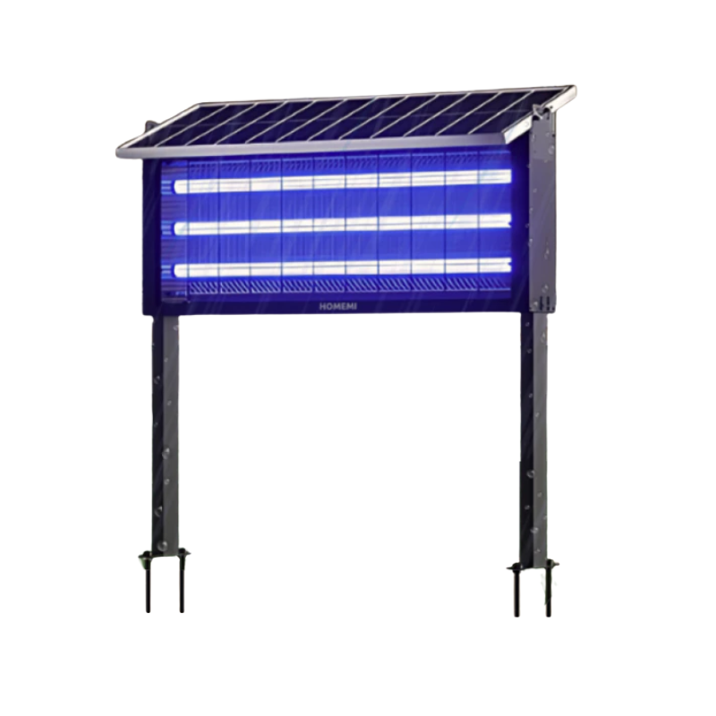 Homemi เครื่องช็อตยุงไฟฟ้าโซลาร์เซลล์ Solar Mosquito Trap ทํางานไร้สายชาร์จแบตด้วยแสงอาทิตย์ ครอบคลุมพื้นที่ 50-300 ตร.ม.Ultra (085)