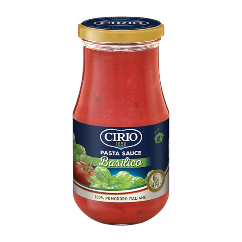 CIRIO Pasta Sauce ซีริโอ ซอสพาสต้า 420g Basil (ใบโหระพา)